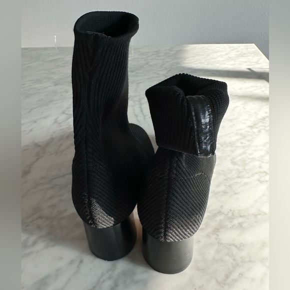 Vince Tasha Black Knit Boots - Picture 13 of 13